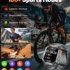 LIGE Military Smart Watches for Men(Answer/Make Calls),100-D...