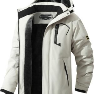 Men's Ski Jacket Warm Winter Snow Coat Waterproof Mountain W...
