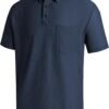 Men's Casual Short Sleeve Bubble Jacquard Polo Shirt Collare...