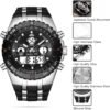 GOLDEN HOUR Luxury Military Sports Men's Watches Large Size ...