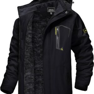 TACVASEN Men's Winter Skiing Jackets Water Resistant Fleece ...