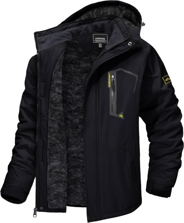 TACVASEN Men's Winter Skiing Jackets Water Resistant Fleece ...