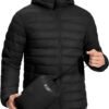 Pioneer Camp Mens Lightweight Packable Puffer Jacket Hooded ...