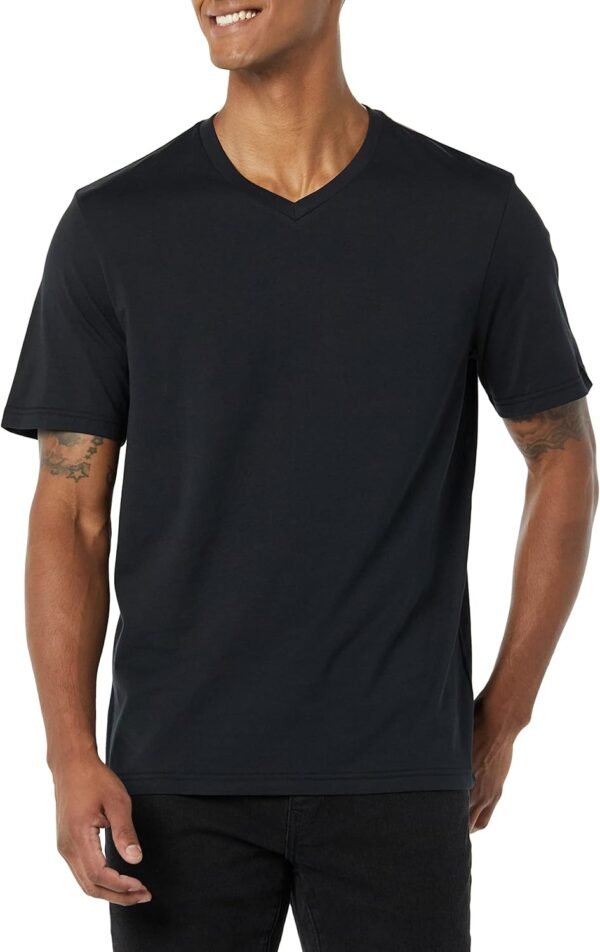 Amazon Essentials 100% Cotton T Shirts for Men, Regular-Fit ...