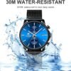 GOLDEN HOUR Mens Watch Fashion Sleek Minimalist Quartz Analo...