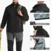 Mens Waterproof Jacket Outdoor Lightweight Hooded Windbreake...