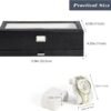 ProCase Watch Box for Men, 6 Slot Watch Display Case with Dr...