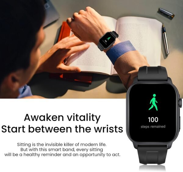 Smart Watch For Men Women: 1.96" AMOLED Touchscreen,GPS Trac...