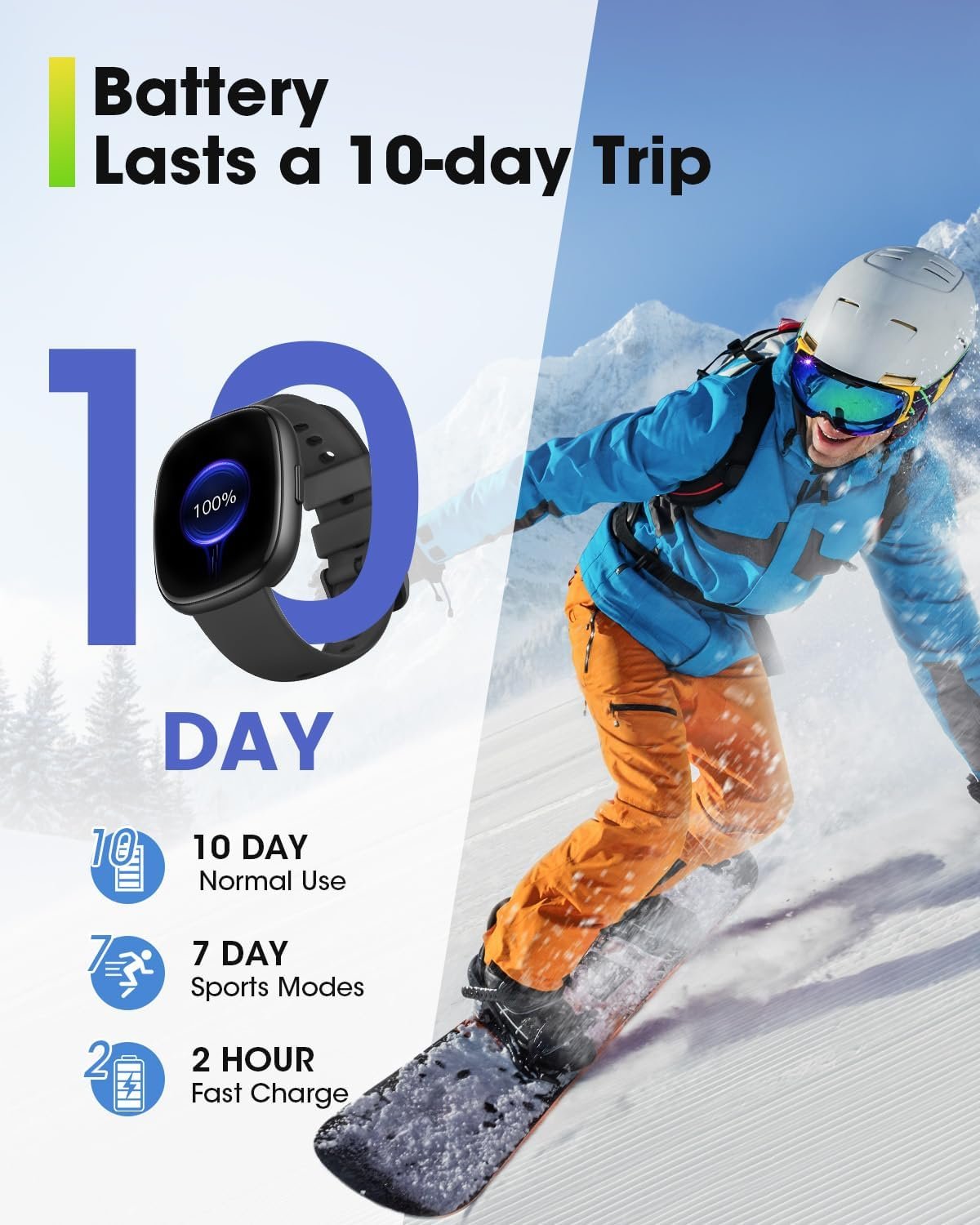 Smart Watches for Men Women Fitness: Fitness Tracker with Bl... - Image 6