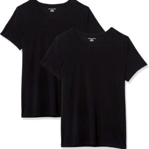 Amazon Essentials Women's Classic-Fit Short-Sleeve Crewneck ...