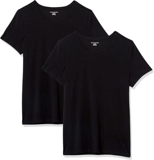 Amazon Essentials Women's Classic-Fit Short-Sleeve Crewneck ...