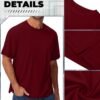 3 Pack Men's Big and Tall T-Shirts, Crew Neck Cotton Short S...
