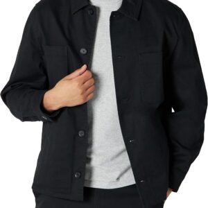 Amazon Essentials Men's Relaxed-Fit Stretch Cotton Utility J...