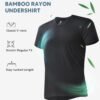 DAVID ARCHY Men's Undershirt Bamboo Rayon Moisture-Wicking V...