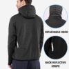 BALEAF Men's Running Jacket Lightweight Thumble Hole Warm Up...