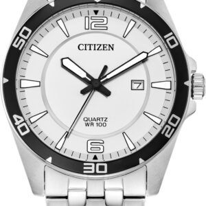 Citizen Quartz Men's Watch, Stainless Steel, Classic