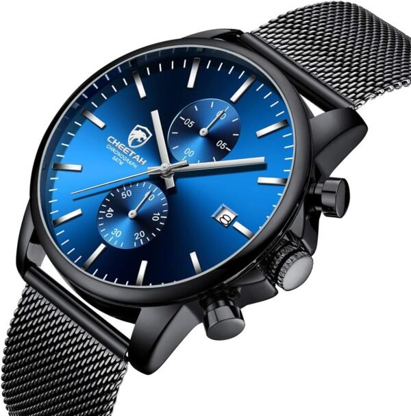 GOLDEN HOUR Mens Watch Fashion Sleek Minimalist Quartz Analo...