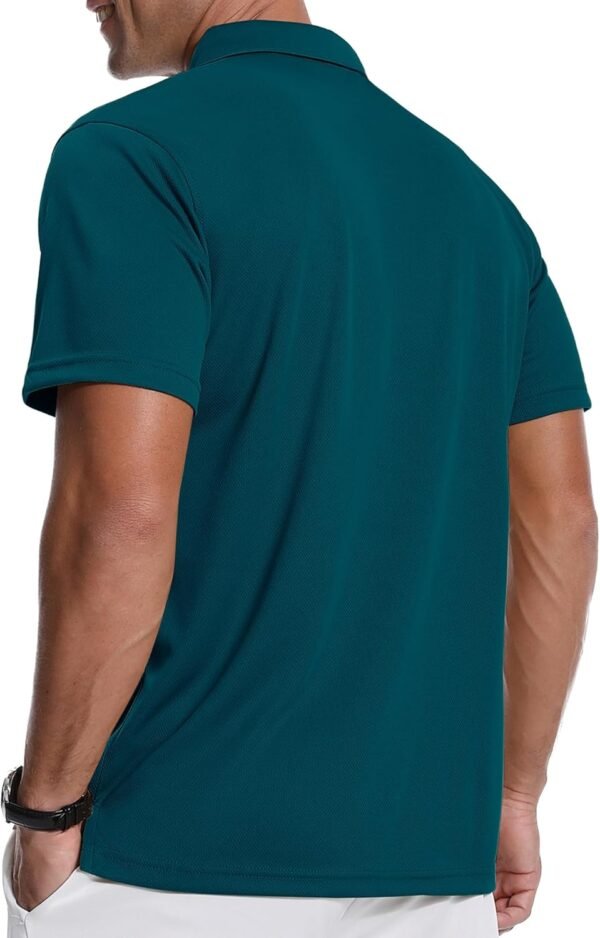 ZITY 3 Pack Polo Shirts for Men with Pocket Short Sleeve Moi...