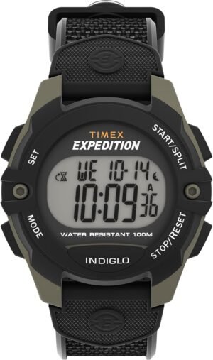 Timex Men's Expedition 41mm Watch - Black Strap Digital Dial...