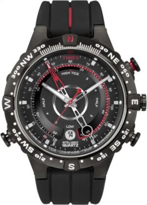 Timex Men's Intelligent Quartz Tide Temp Compass Silicone St...