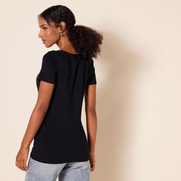 Amazon Essentials Women's Classic-Fit Short-Sleeve Crewneck ...