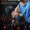LIGE Military Smart Watch for Men(Call Receive/Dial) with 3 ...