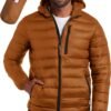 CANADA WEATHER GEAR Mens' Puffer Jacket - Lightweight Packab...