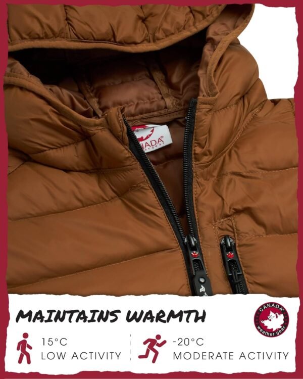 CANADA WEATHER GEAR Mens' Puffer Jacket - Lightweight Packab...