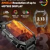 LIGE Military Smart Watches for Men(Answer/Make Calls),100-D...