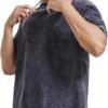 3 Pcs Men's Oversized Heavy Cotton Summer T-Shirts Vintage T...