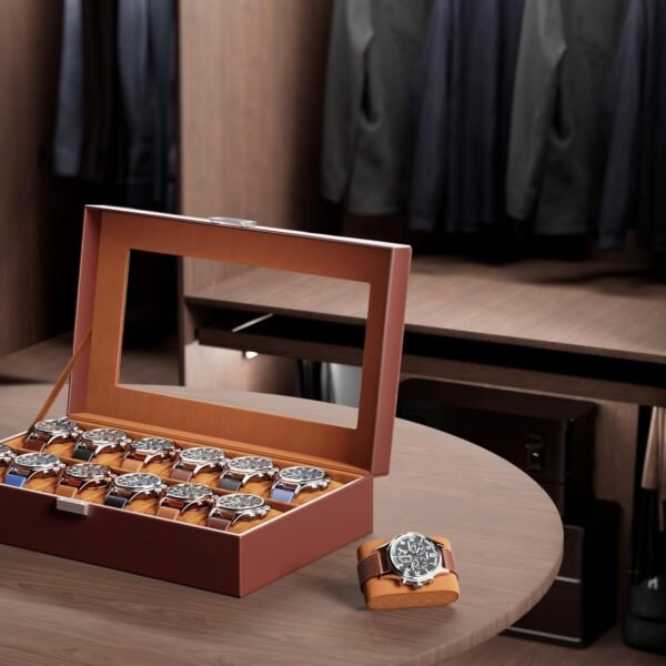 ProCase Watch Box Organizer for Men, 12 Slot Watch Display C...