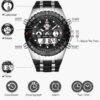 GOLDEN HOUR Luxury Military Sports Men's Watches Large Size ...