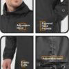 Outdoor Ventures Men's Rain Jacket Waterproof Lightweight Pa...