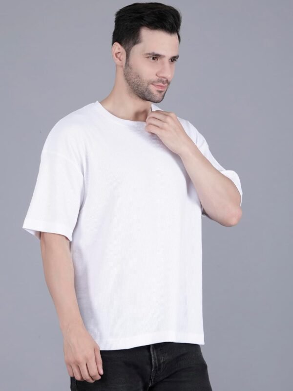 FTT Men's Casual Knit Short Sleeve Crewneck Oversized T-Shir...