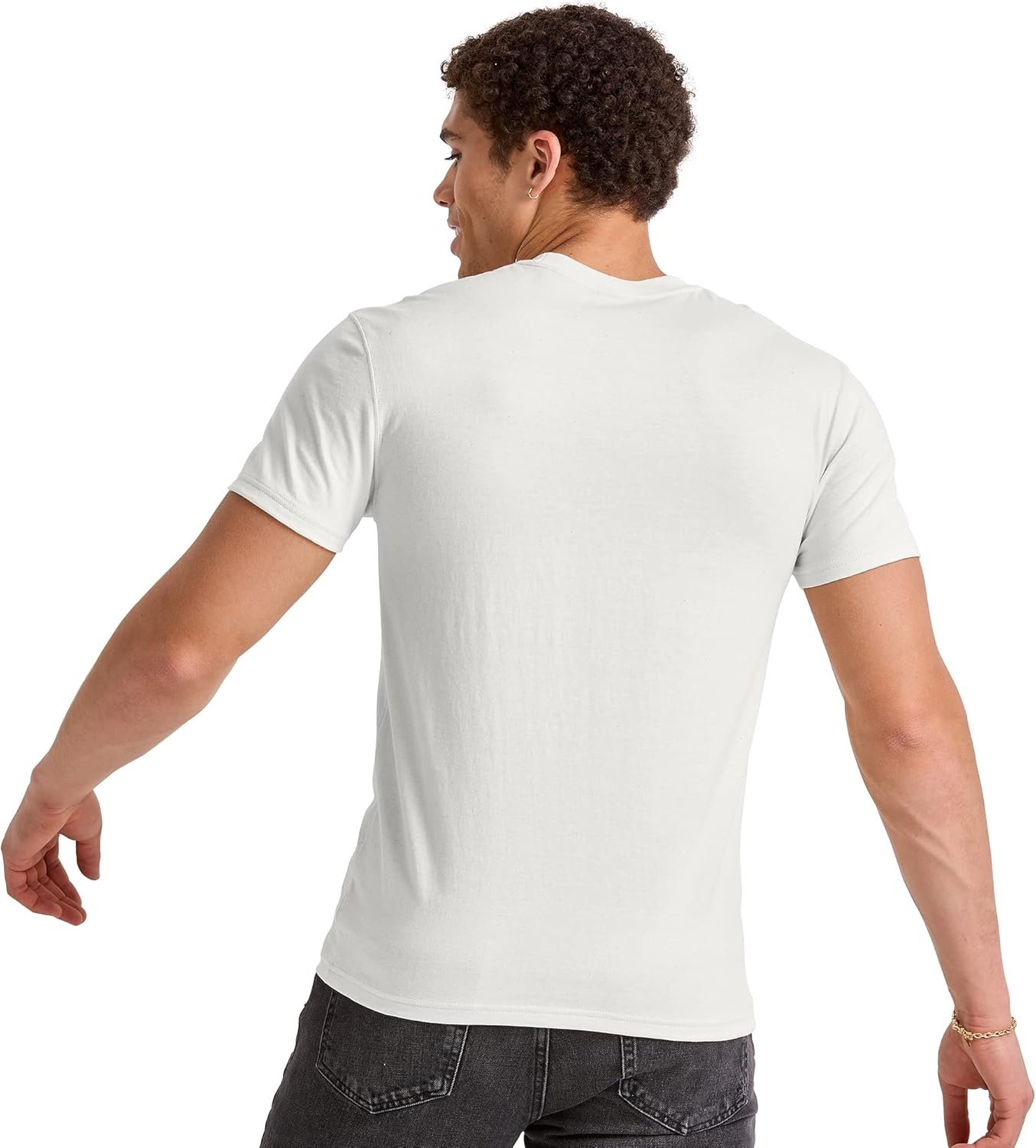 Hanes Men's Originals Lightweight Tri-Blend Crewneck T-Shirt... - Image 2