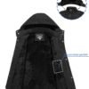 TACVASEN Men's Winter Jacket Cotton Military Jackets Fleece ...