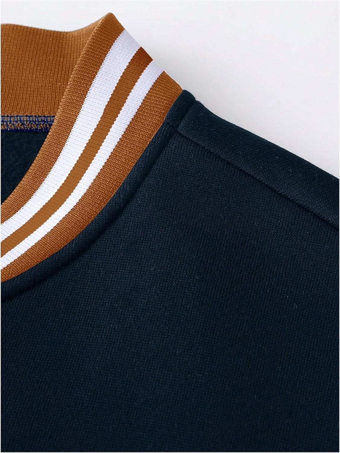 SOLY HUX Men's Varsity Jacket Color Block Letter Graphic Lon... - Image 4