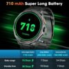 Military Smart Watch for Men 1.85" HD Ultra Screen Touch Scr...