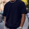 3 Pack Men's Big and Tall T-Shirts, Crew Neck Cotton Short S...