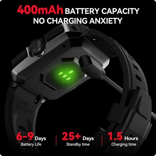 Smart Watch for Men(Answer/Make Call),1.85" 400mAh Military ...
