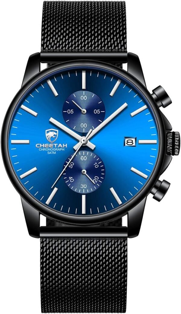 GOLDEN HOUR Mens Watch Fashion Sleek Minimalist Quartz Analo...