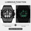 GOLDEN HOUR Luxury Military Sports Men's Watches Large Size ...