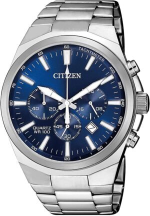 Citizen Men's Classic Chronograph Quartz Watch, Stainless St...