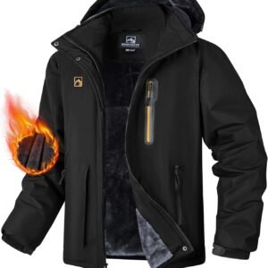 WENRONSTA Men's Ski Snow Jacket Winter Coat Warm Waterproof ...