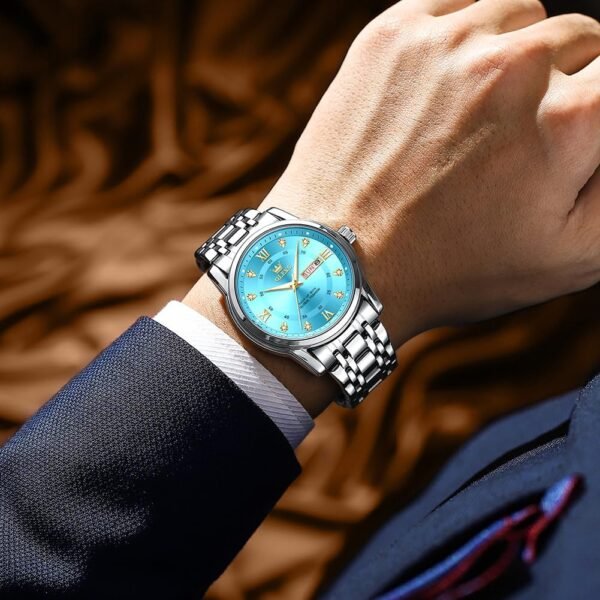 OLEVS Watch for Men Classic Business Dress Analog Quartz Sta... - Image 2