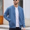 COOFANDY Men's Cotton Bomber Jacket Lightweight Flight Jacke...