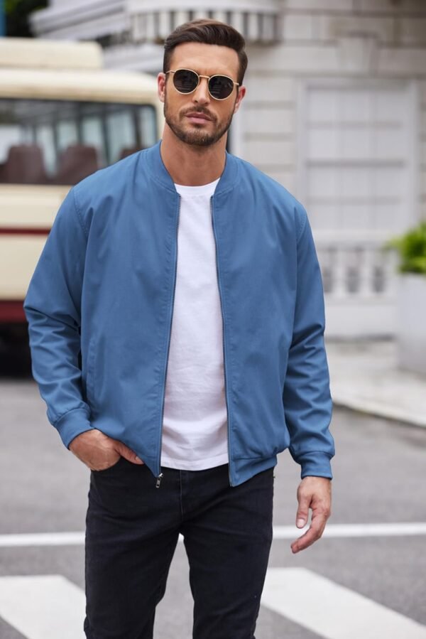 COOFANDY Men's Cotton Bomber Jacket Lightweight Flight Jacke...