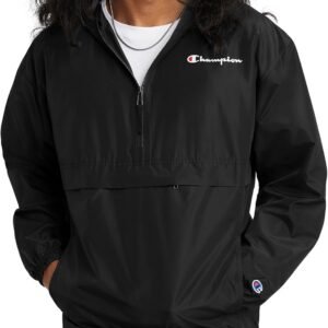 Champion Men's Jacket, Stadium Packable Wind and Water Resis...