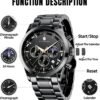 SAPPHERO Mens Watches Watches for Men Analog Watch Waterproo...