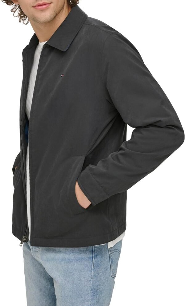Tommy Hilfiger Men's Lightweight Microtwill Golf Jacket (Sta...
